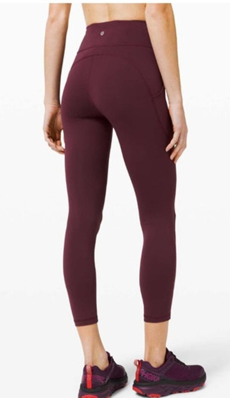 Lululemon Womens Invigorate High-Rise Tight 25" In Cassis Size 14